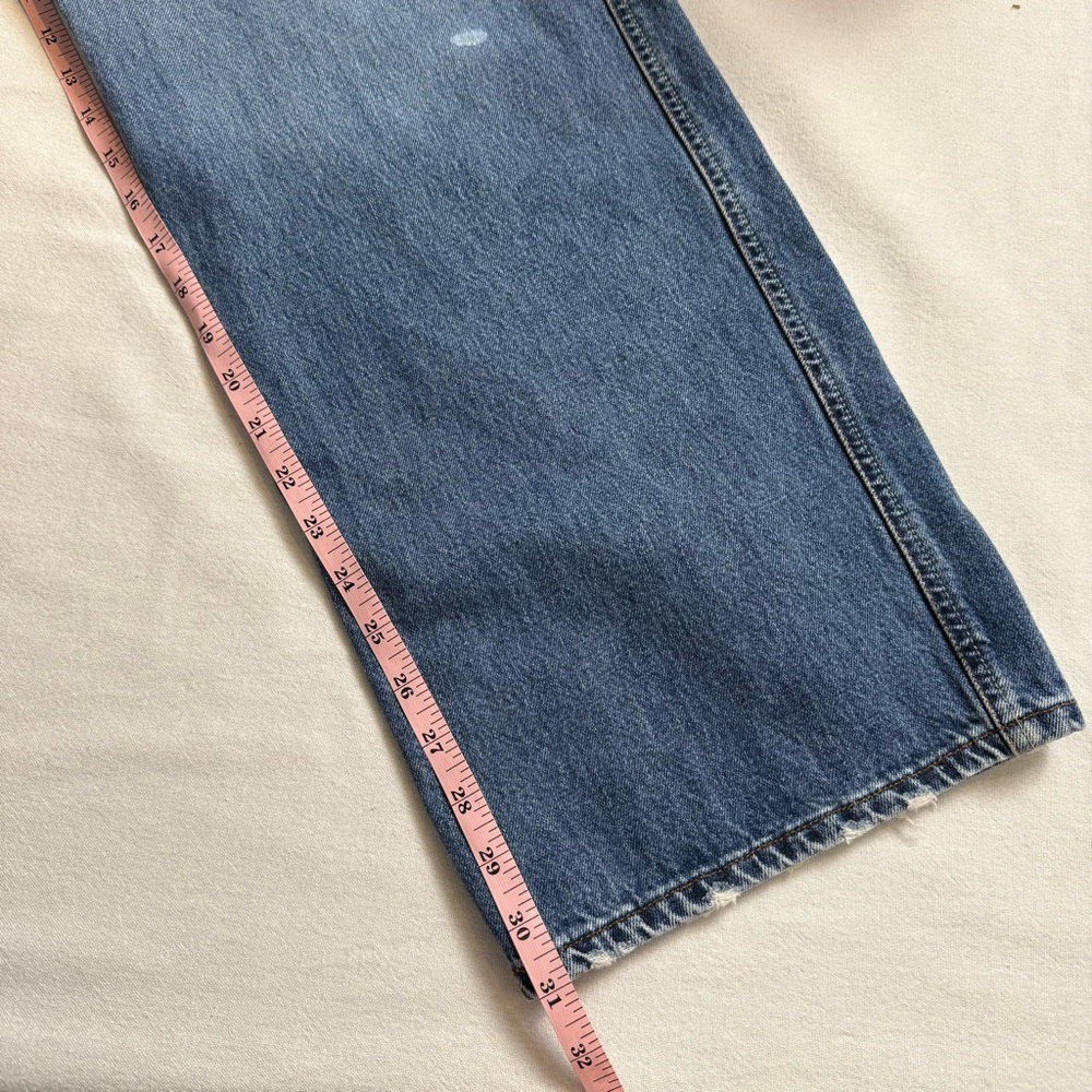 Mavi Vintage 32x32 Wide Leg Jeans 100% Cotton Y2K 90s Skater Denim - Picture 8 of 14